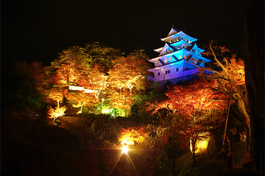 Autumn Leaves at Gujo Hachiman Castleimg4